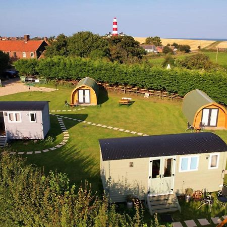 فندق Lanterns Shepherds Huts & Glamping Happisburgh المظهر الخارجي الصورة