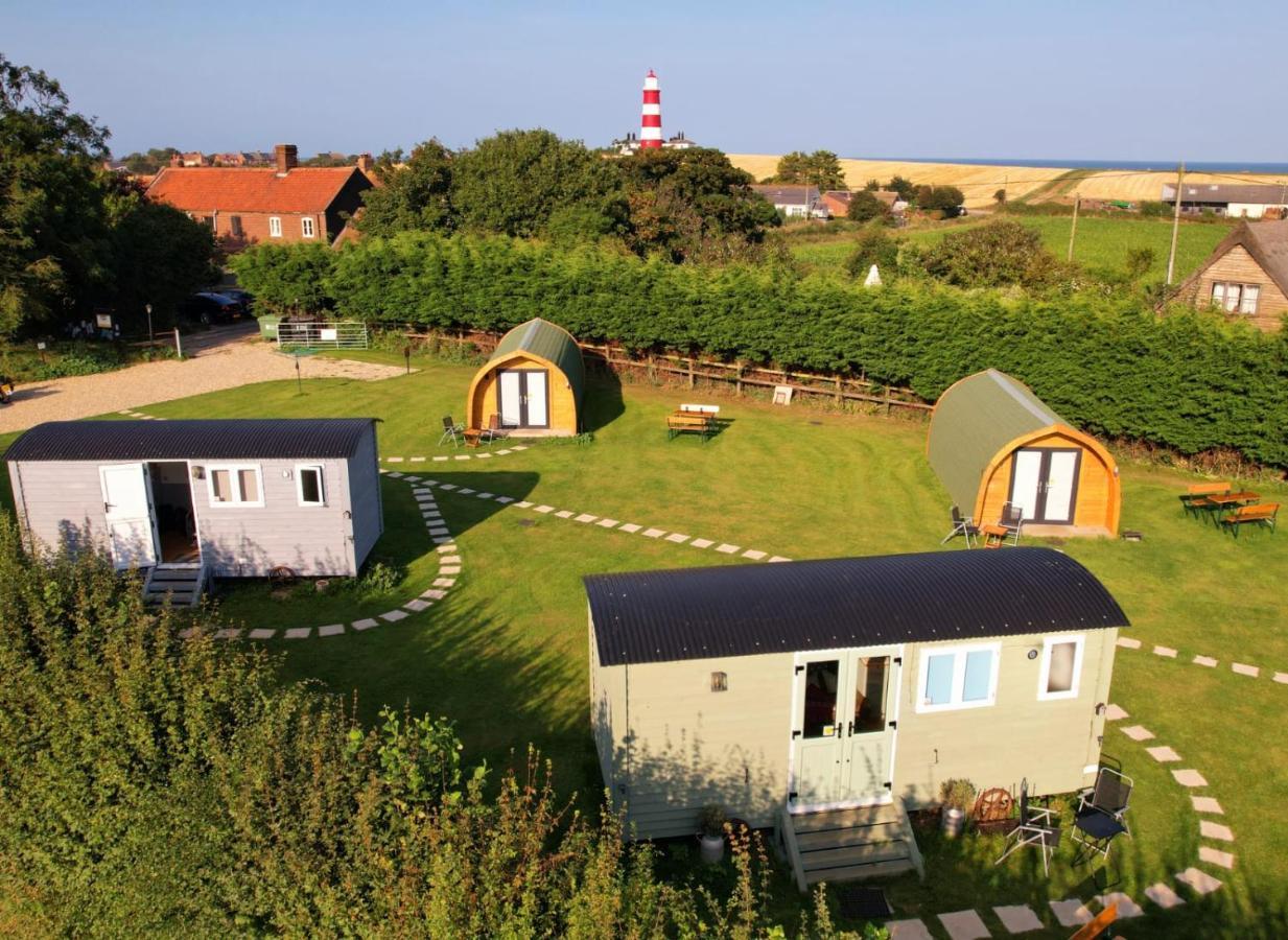 فندق Lanterns Shepherds Huts & Glamping Happisburgh المظهر الخارجي الصورة