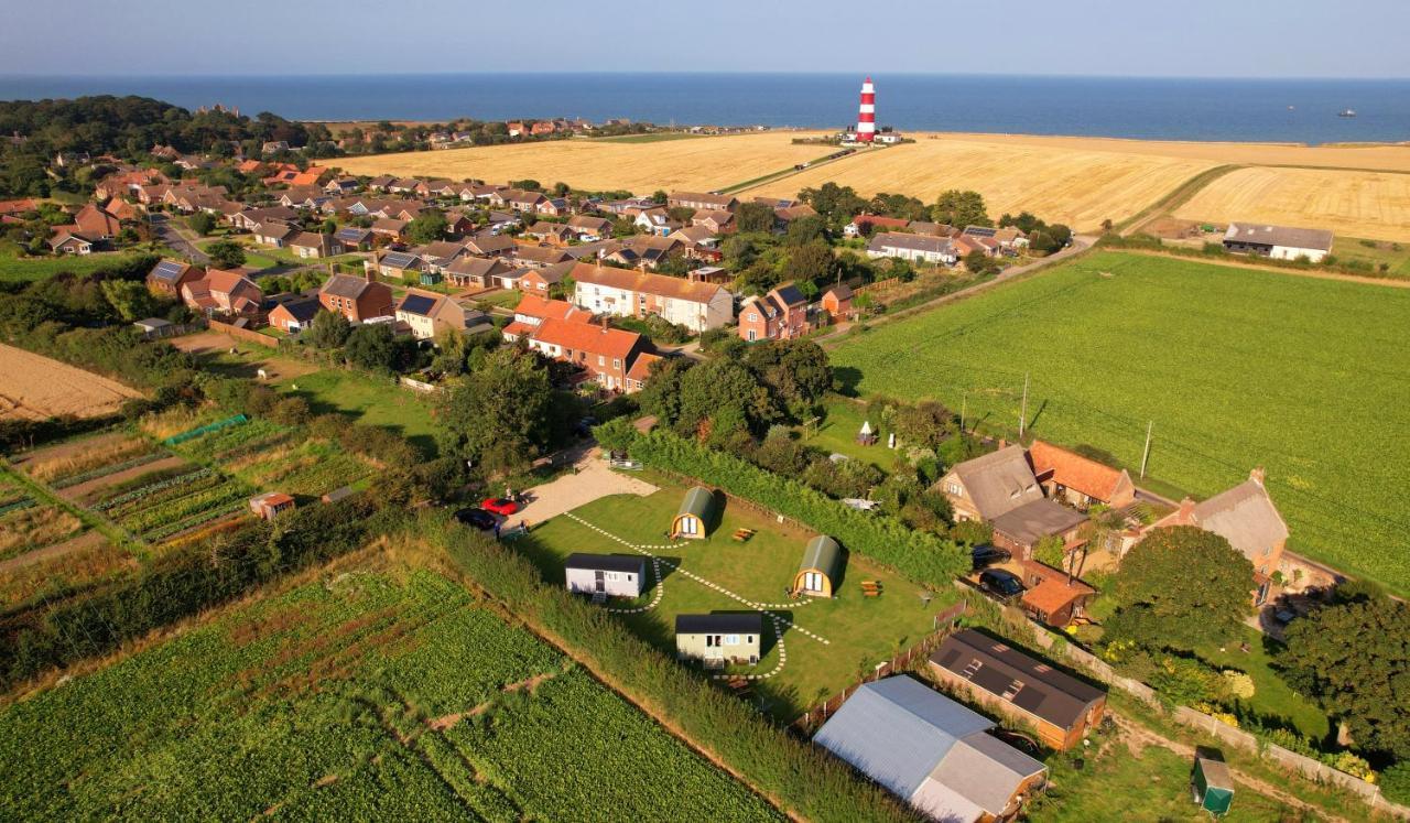 فندق Lanterns Shepherds Huts & Glamping Happisburgh المظهر الخارجي الصورة